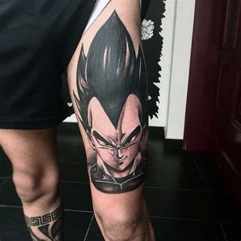 Although akira toriyama's dragon ball series had been running for long before, the popularity of the franchise simply exploded when it became dragon deoto1 has gotten a ton of attention on reddit for sharing their awesome goku and vegeta tattoos with their best friend. 40 Vegeta Tattoo Designs For Men - Dragon Ball Z Ink Ideas