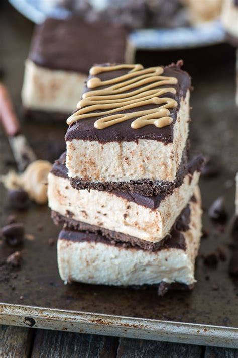 No Bake Buckeye Bar Recipe With A Chocolate Crust Creamy Peanut Butter Filling And Topped With