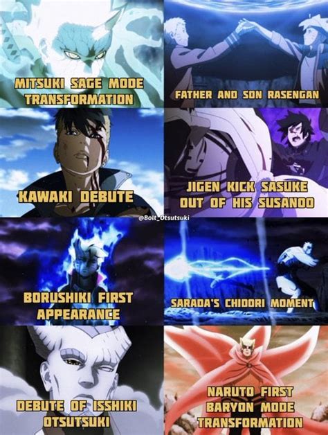 Rank These 8 Moments From The Boruto Series From Best To Worst 👀 R