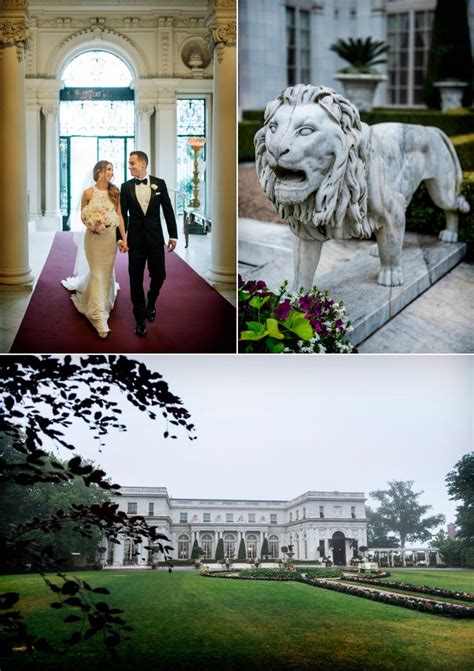 A Wedding At The Chanler And Rosecliff Mansion Rosecliff Mansion