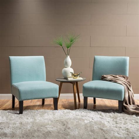 Light Blue Fabric Accent Chair Accent Chair Set Fabric Accent Chair