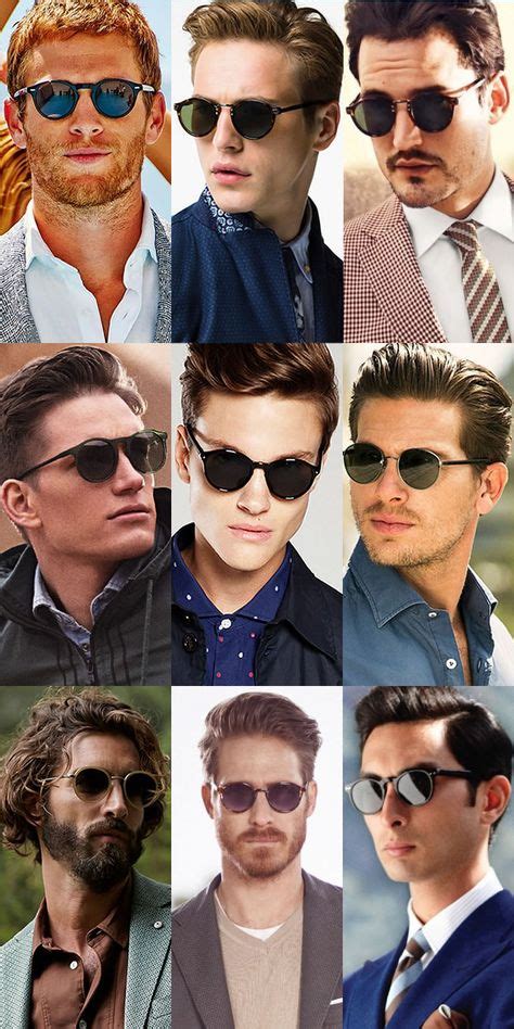 Mens Round Lens Sunglasses Lookbook In 2019 Best Mens Sunglasses