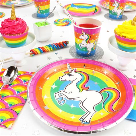 Rainbow Unicorn Theme Party Decorations Are Sublimely Spruced With