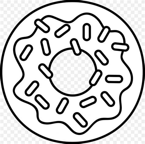 Desenho De Donuts Para Colorir