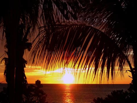 Tropical Island Sunset Stock Photo Image Of Islands Shadow 3619894