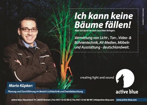 Anzeigenkampagne Für Active Blue Brandfisher Werbeagentur Bremen Für