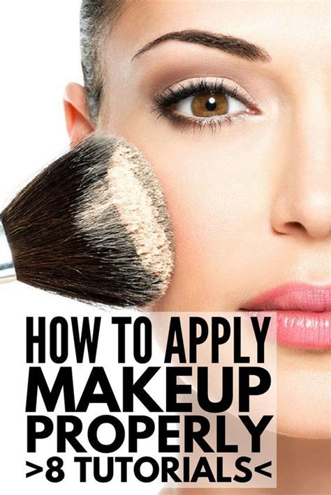8 Tutorials To Teach You How To Apply Make Up Like A Pro How To Apply Makeup Makeup Tips For