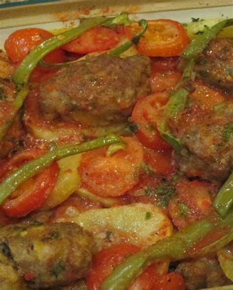 A Seasonal Cook in Turkey Izmir Köfte casserole of meatballs