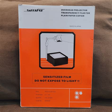 Acetate Film Superfax Overhead Projector Transparency Film