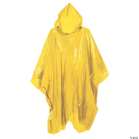 Adults Yellow Rain Ponchos Discontinued