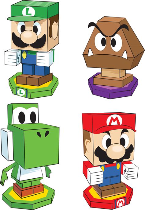 Marioandluigipaperjampapercraftcharacters My Nintendo News
