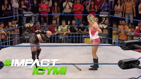 Rosemary Vs Laurel Van Ness Knockouts Title Match Impacticymi June 8th 2017 Youtube