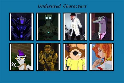 Underused Characters In No Particular Order By Mr Zilla On Deviantart Character Animation