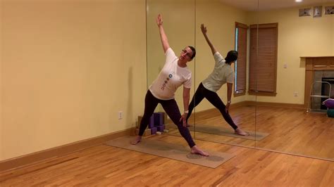Week 2 Beginners Iyengar Yoga Practice With Leanne 49m Youtube