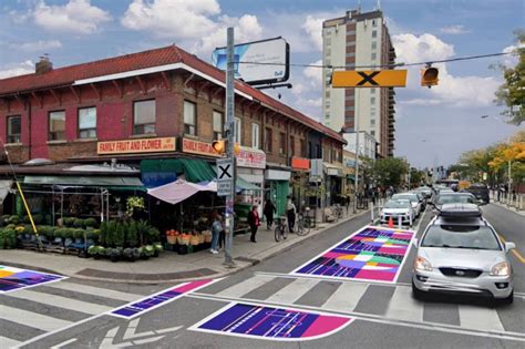 Toronto Intersections Are About To Get A Colourful Makeover
