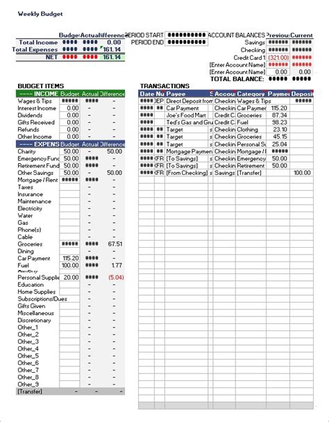 sample budget templates  excel sample templates