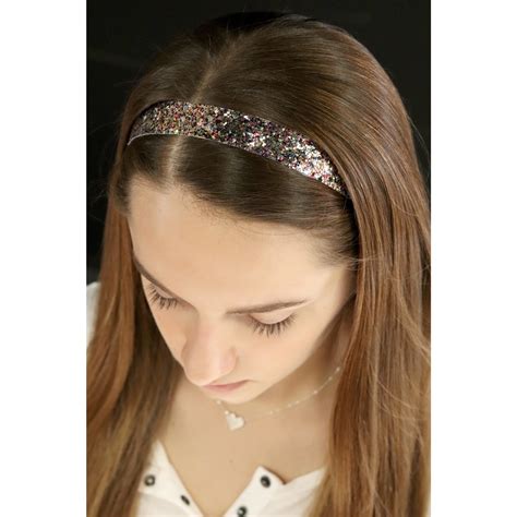Glitter Headbands 12 Girls Headband Sparkly Hair Head Bands Zebra Gold