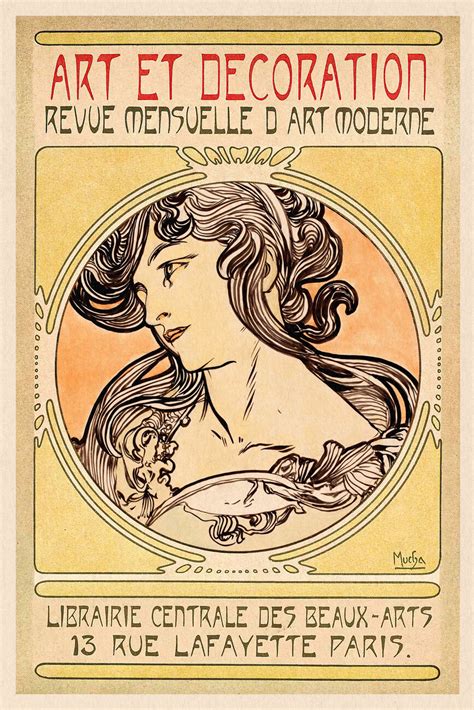 art nouveau lady exhibition vintage portraits of beautiful women set of 8 no 3 alphonse