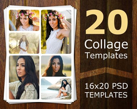 Photoshop Collage Templates Photo Collage Templates