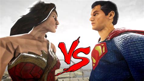Wonder Woman Vs Superman Epic Battle Youtube