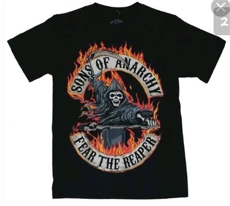 Sons Of Anarchy Reaperflames Tee Men Me Graphic Tee Shirts Mens Tee