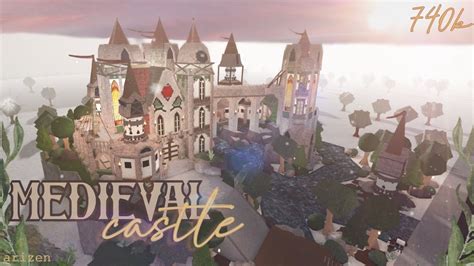 Bloxburg Medieval Castle Speedbuild 1k Special Arizen Youtube