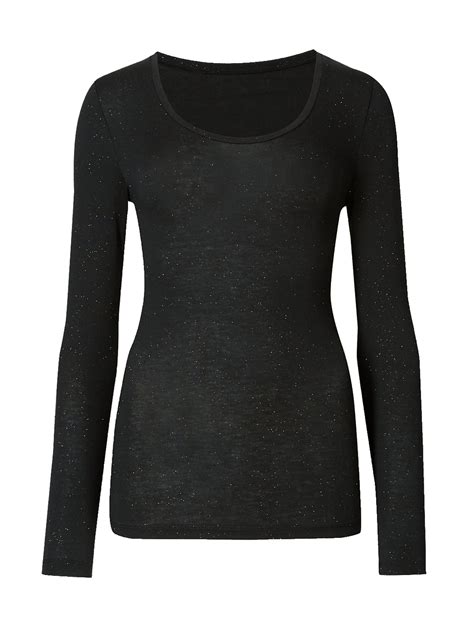 Marks And Spencer Mand5 Black Assorted Heatgen Thermal Long Sleeve