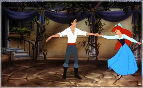 ariel and prince eric dancing
