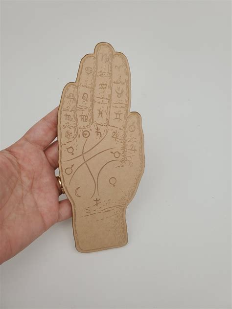 Palmistry Hand Silicone Mold 7 Inch Flat Tray 14 Inch Thick Etsy