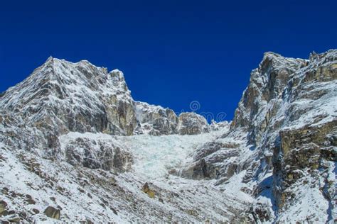 Himalaya Mountain Snow Range Beautiful Scenery Stock Photo Image Of