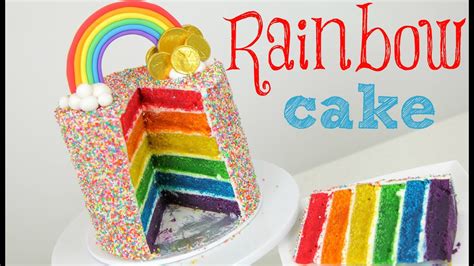 Rainbow Cake Tutorial Cake Style Youtube