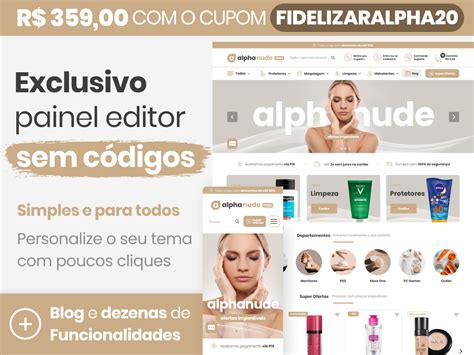 Alpha Nude Max Maquiagens Temas Para E Commerce Loja Integrada