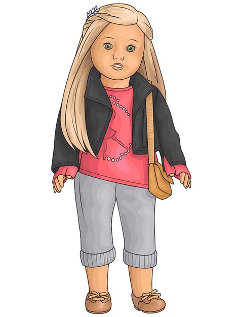 American Girl Isabelle Doll Clipart Free Download Transparent Png