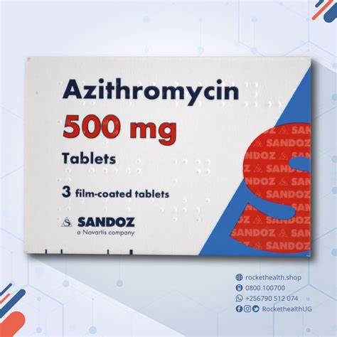 Azithromycin 500mg Tablet 3s Rocket Health
