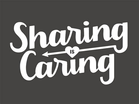 Sharing is Caring by Lindsay Rife on Dribbble