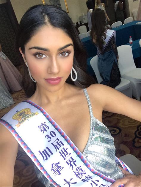 megha sandhu at miss model of the world 2018 miss universe canada