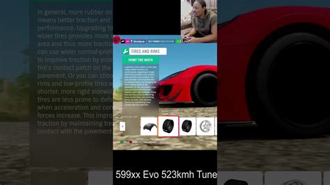 Anyone has a decent tune? Ferrari 599xx Evo 523kmh Tune - FH4 #Shorts - YouTube