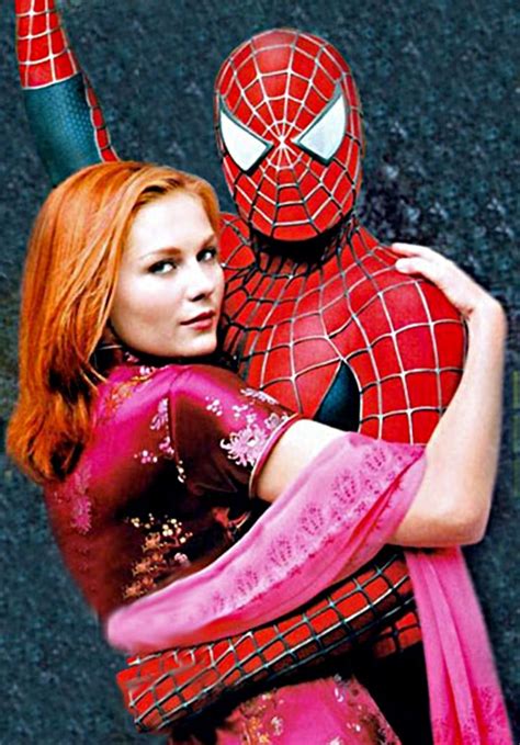 Spiderman And Kirsten Spiderman Spiderman Sam Raimi Spiderman Comic
