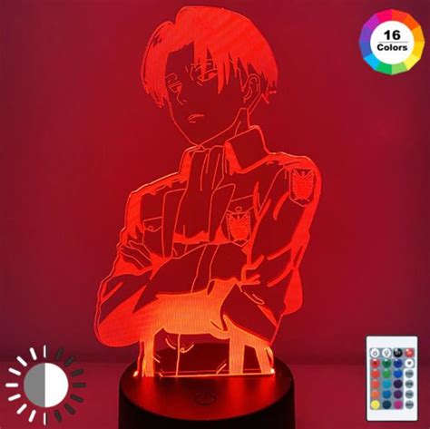 Anime Night Light Anime Decor Custom Anime Led 3d 16 Color Etsy