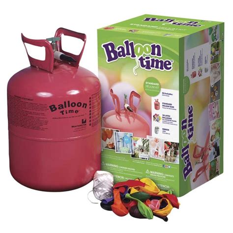 Balloon Time Standard Helium Tank Includes 30 Balloons Helium Tanks
