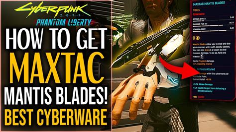 Cyberpunk: HOW TO GET LEGENDARY MAXTAC MANTIS BLADES - Secret Legendary