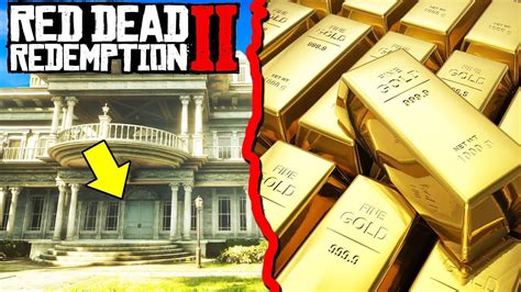 Secret Mansion Filled With Gold And How To Find Gold Bars In Red