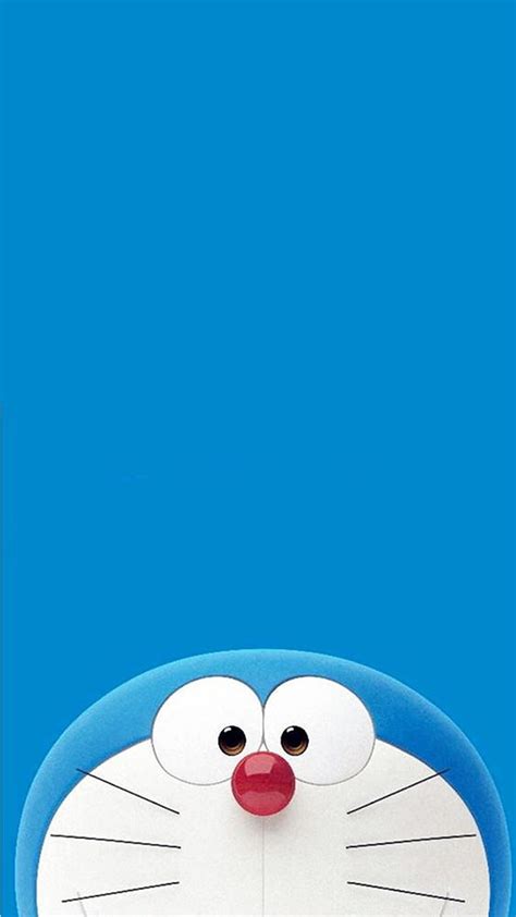 Doraemon Blue Background Simple Background Hd Phone Wallpaper Peakpx