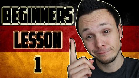 Learn German Beginners Lesson 1 Youtube