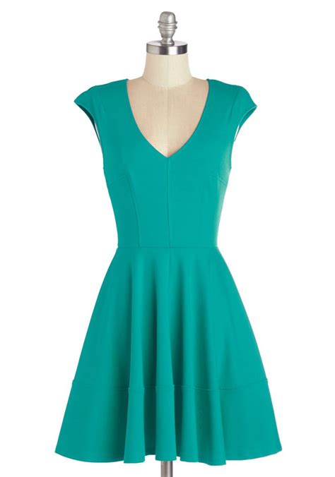 Curtsy For Yourself Dress In Teal Zipping Into This Blue Frock Always