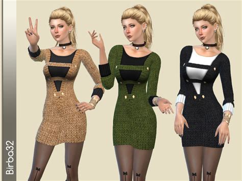 Female Sweater Dress The Sims 4 P2 Sims4 Clove Share Asia Tổng Hợp
