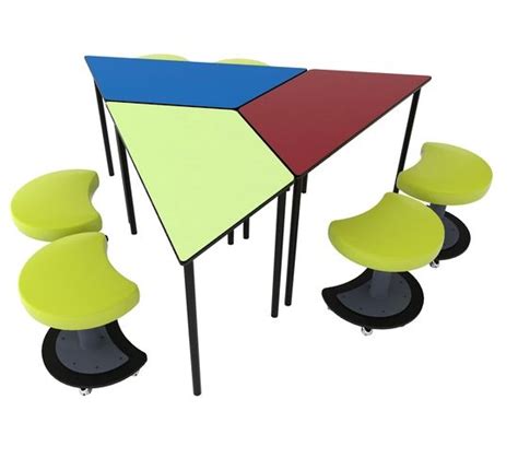 Class Buddy Trapezoid Table Nz 206 With Images Classroom