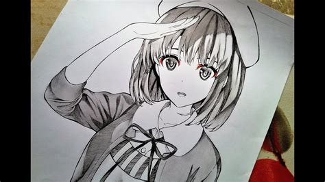 Drawing Tutorial How To Draw A Manga Girl Saekano Youtube