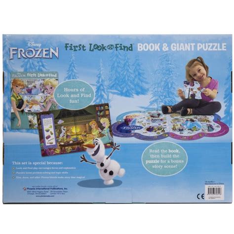 Disney Frozen First Look And Find Book And Giant Puzzle Books Baby