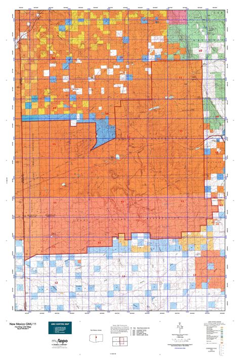 New Mexico Gmu 11 Map Mytopo